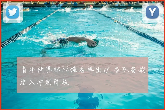 南非世界杯32强名单出炉 各队备战进入冲刺阶段